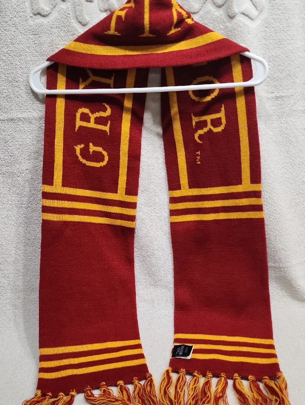 Gryffindor Knit Scarf in Burgundy and Gold